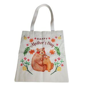 Mother's Day Momma Bear Baby Bear Shopping Tote Bag